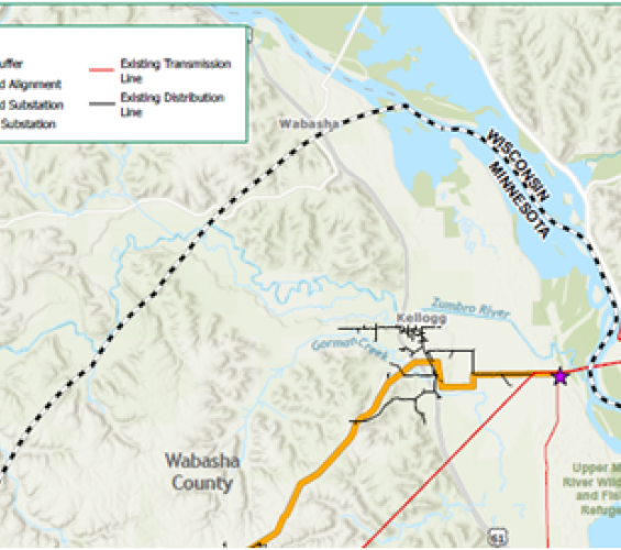 Wabasha 161 kV Relocation Project